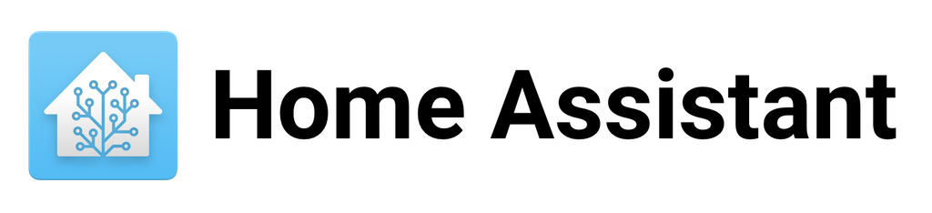 Home Assistant logo with text